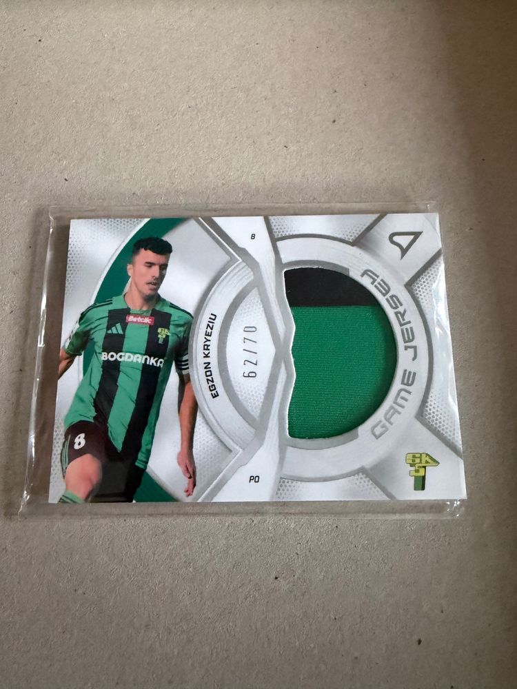 Other Green And Black Striped Soccer Jersey Card product image