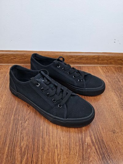 Lee Black Canvas Sneakers Rozmiar 42 28,5cm