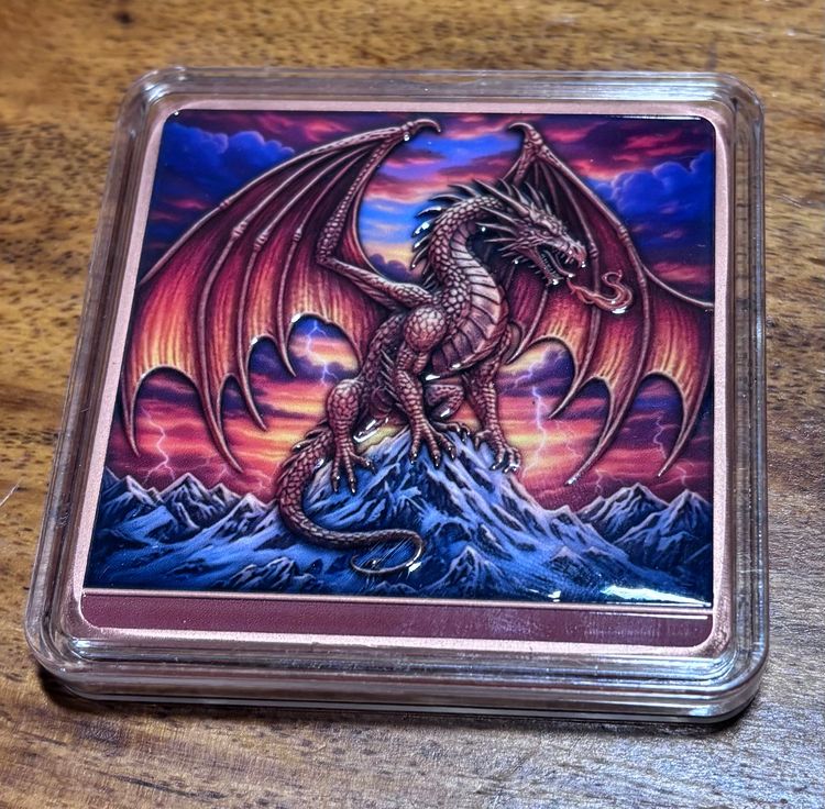 Dragon-Themed Copper Art Piece