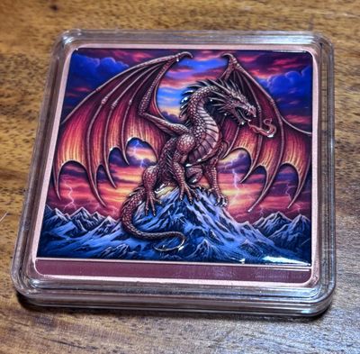 Dragon-Themed Copper Art Piece