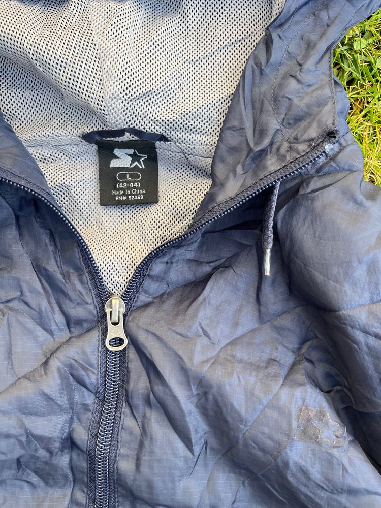 Starter navy blue hooded jacket imagen 2