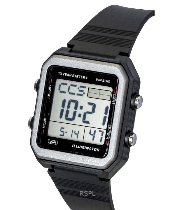 Casio Digital Resin Strap Quartz W-221H-1AV Unisex Watch image 2