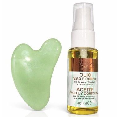Other Pack Guasha de Vidrio + Aceite de Té Verde con Vitamina C y Aceite de Almendras imagen del producto