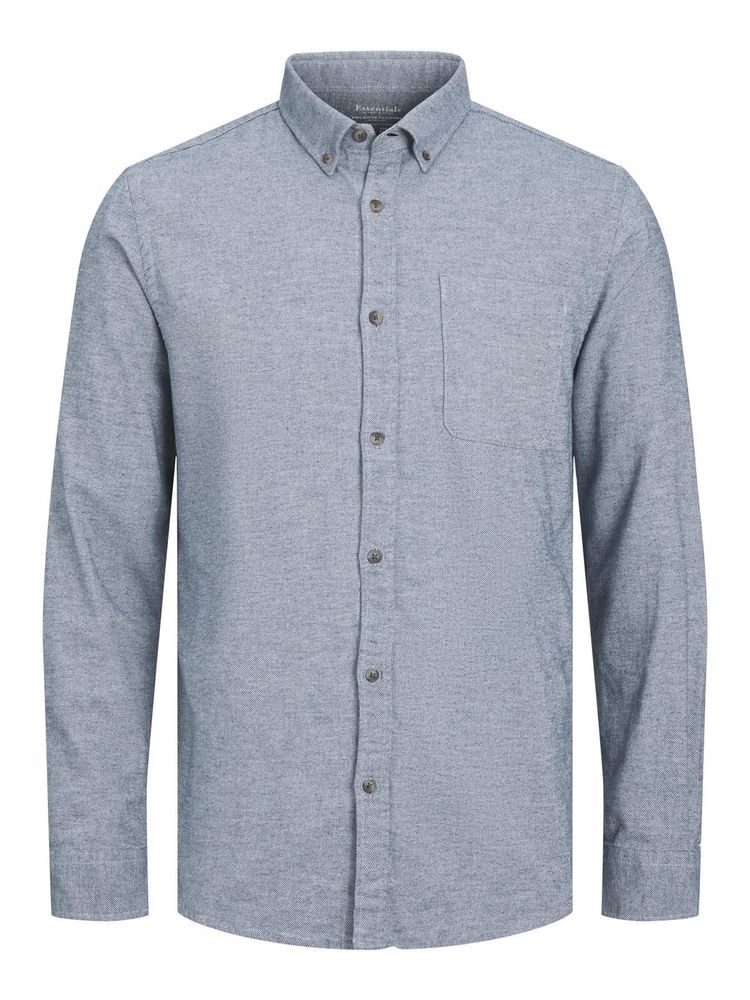Jack & Jones Long Sleeves Shirt For Men (JJECLASSIC MELANGE) in 4 Colours, L-XL 21
