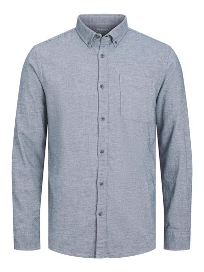 Jack & Jones Long Sleeves Shirt For Men (JJECLASSIC MELANGE) in 4 Colours, L-XL 21