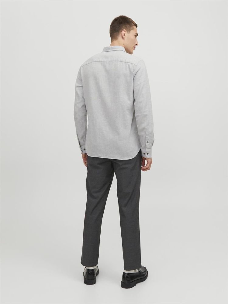 Jack & Jones Long Sleeves Shirt For Men (JJECLASSIC MELANGE) in 4 Colours, L-XL 7