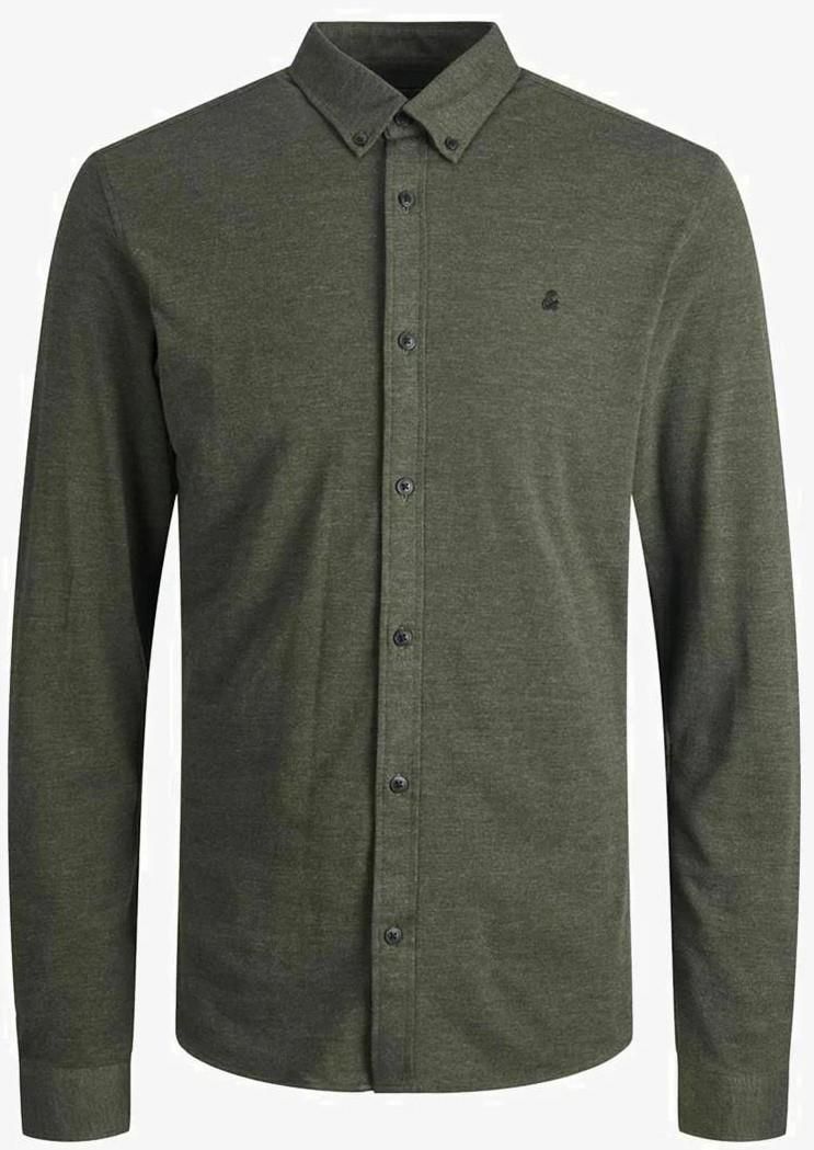 Jack & Jones Long Sleeves Shirt For Men (JJECLASSIC MELANGE) in 4 Colours, L-XL 22