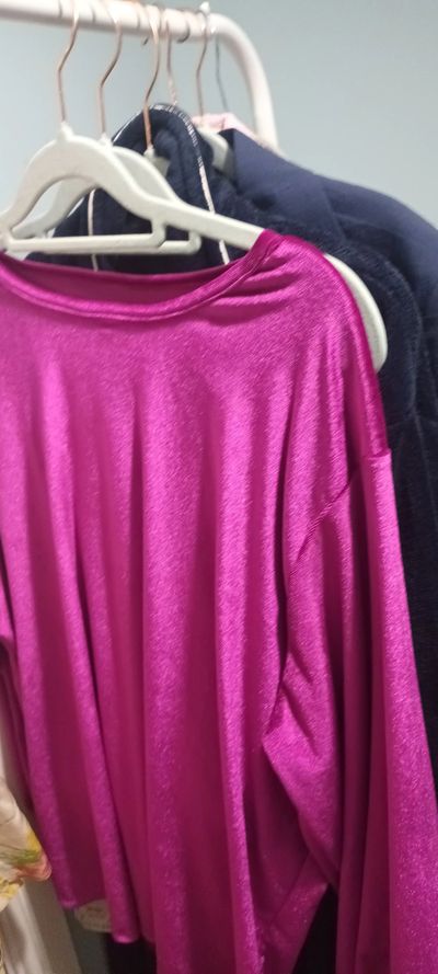 Pink Long Sleeve Top velour