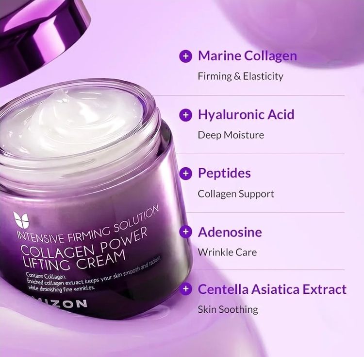 Mizon Intensive Firming Solution Collagen Power Lifting Cream 75ml image 2
