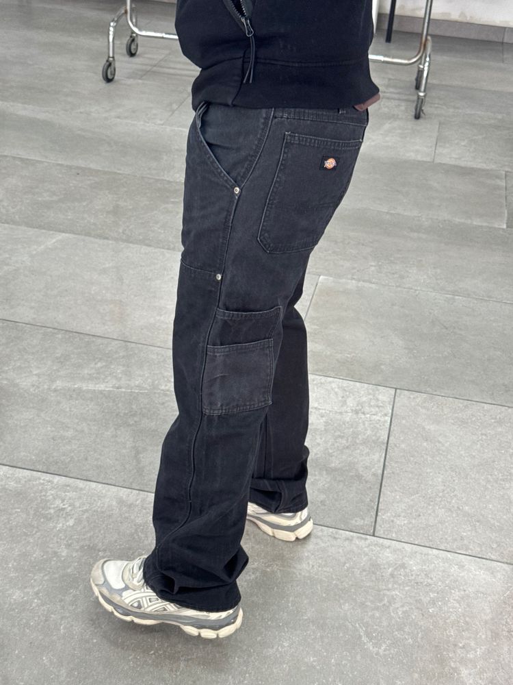 Dickies Black Relaxed Straight Work Pants 2
