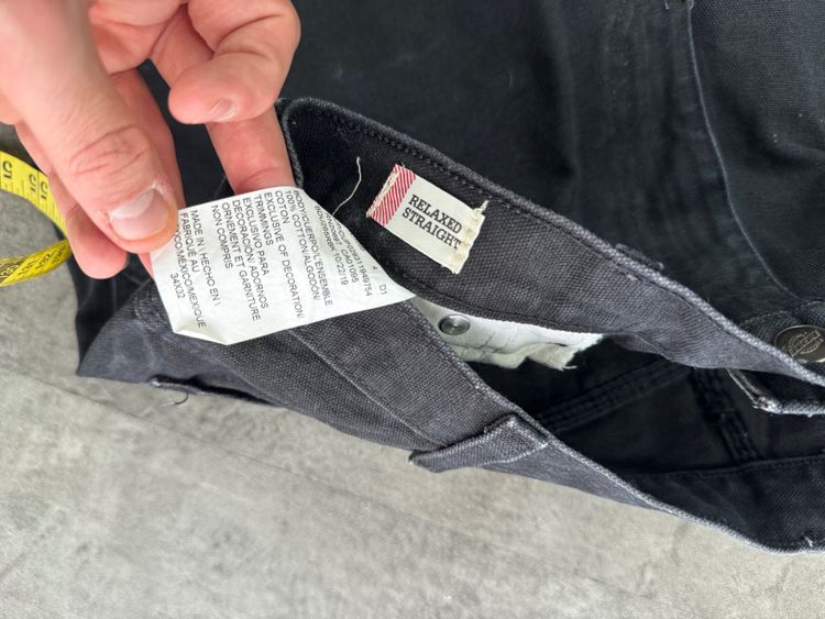 Dickies Black Relaxed Straight Work Pants 6