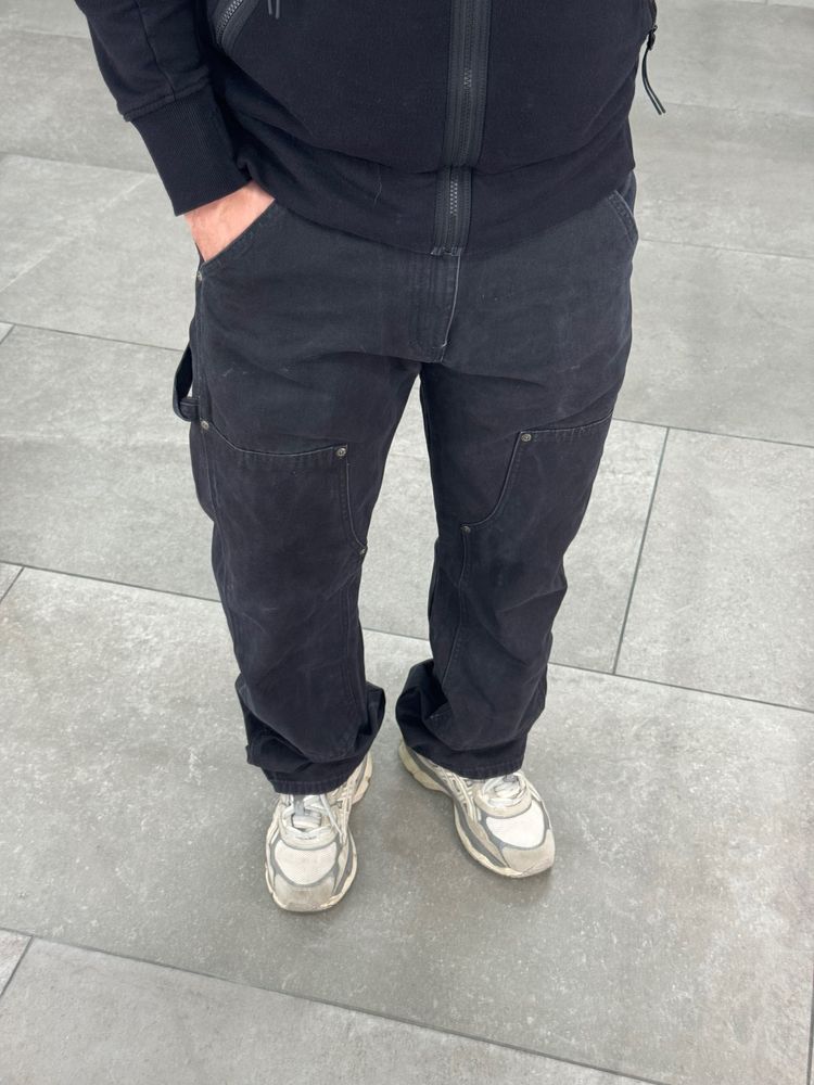 Dickies Black Relaxed Straight Work Pants