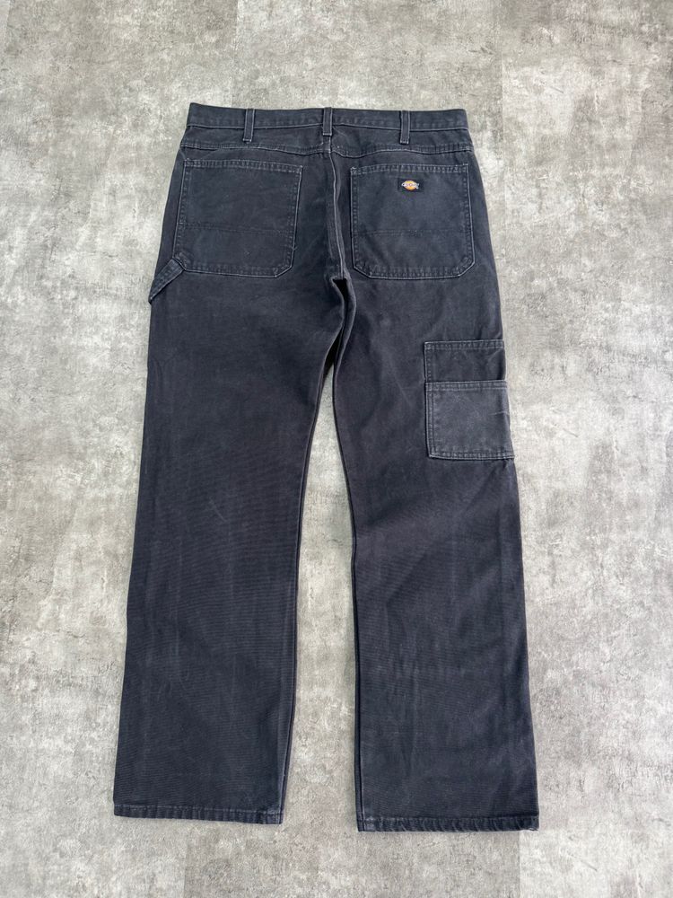Dickies Black Relaxed Straight Work Pants 4