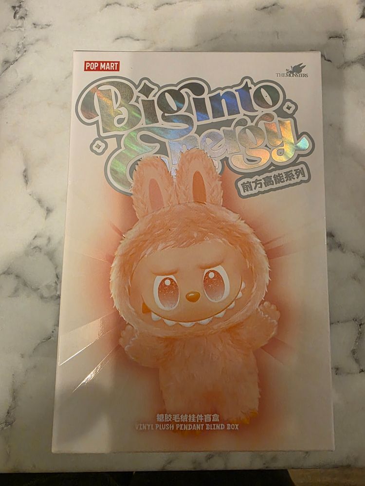 Pop Mart Big Into Energy Plush Pendant Blind Box