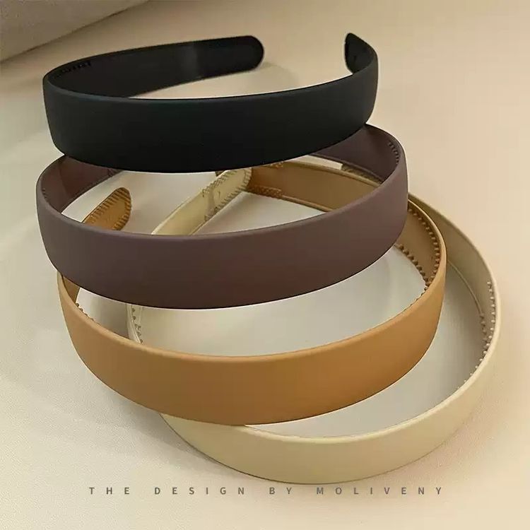 Set Of Plain Solid Color Headbands image 2
