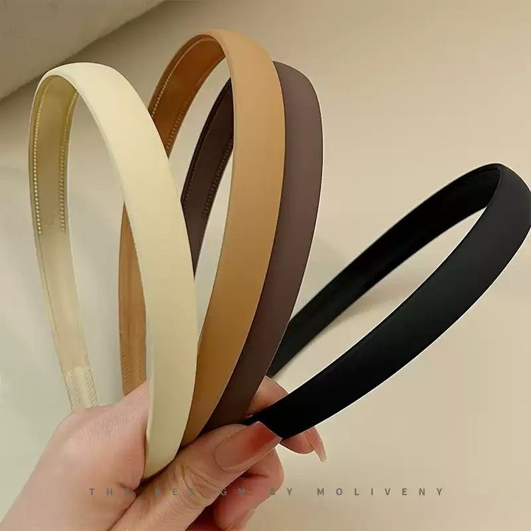 Set Of Plain Solid Color Headbands image 4