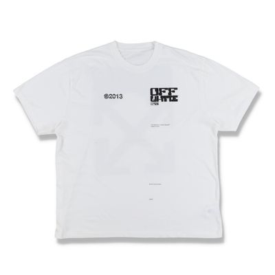 Off-White White Tech Marker Oversized T-Shirt - XXS, XS, S, M 1