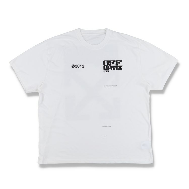 Off-White White Tech Marker Oversized T-Shirt - XXS, XS, S, M