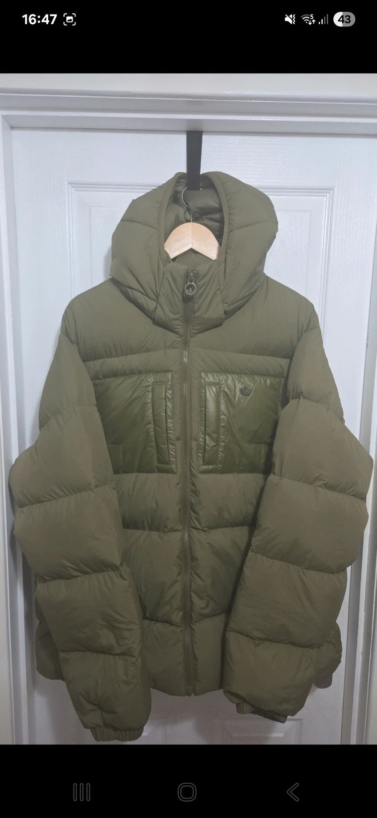 Adidas Green Puffer Mens Large
