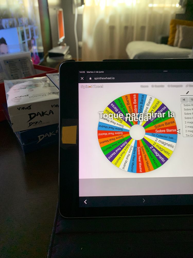 Other Tirada ruleta o lote cartas  product image