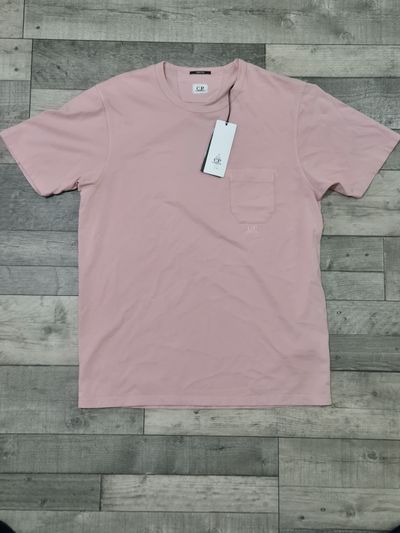 CP Company Resist Dyed Pink Short Sleeve T-Shirt With Pocket