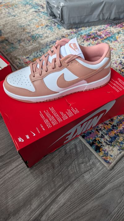 Nike Dunk Low Rose Whisper - UK 8.5 - Brand New