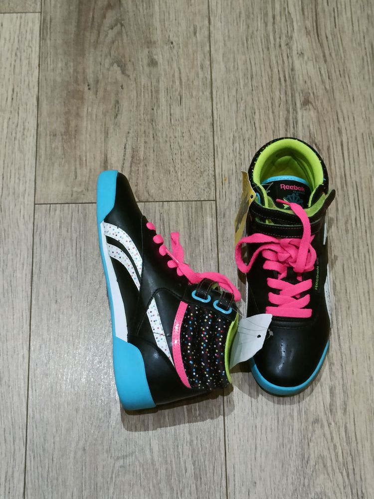 Reebok Kids Black High-Top Sneakers