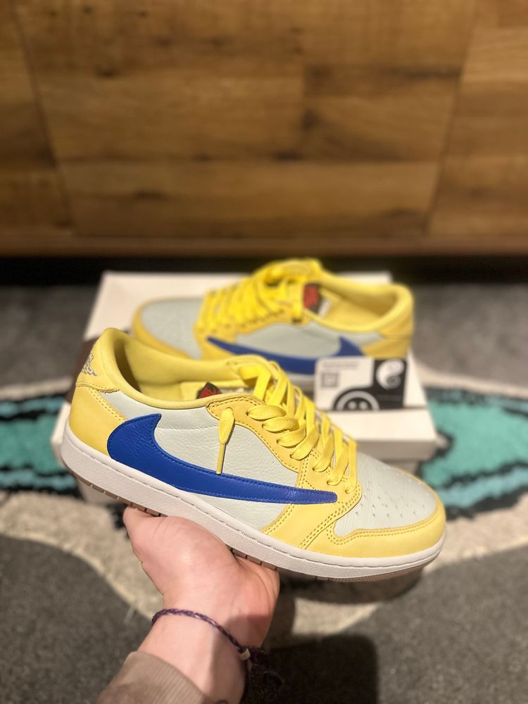 Nike Air Jordan 1 Travis Scott “Canary” U.K. 8.5