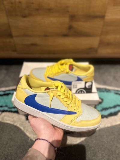 Nike Air Jordan 1 Travis Scott “Canary” U.K. 8.5