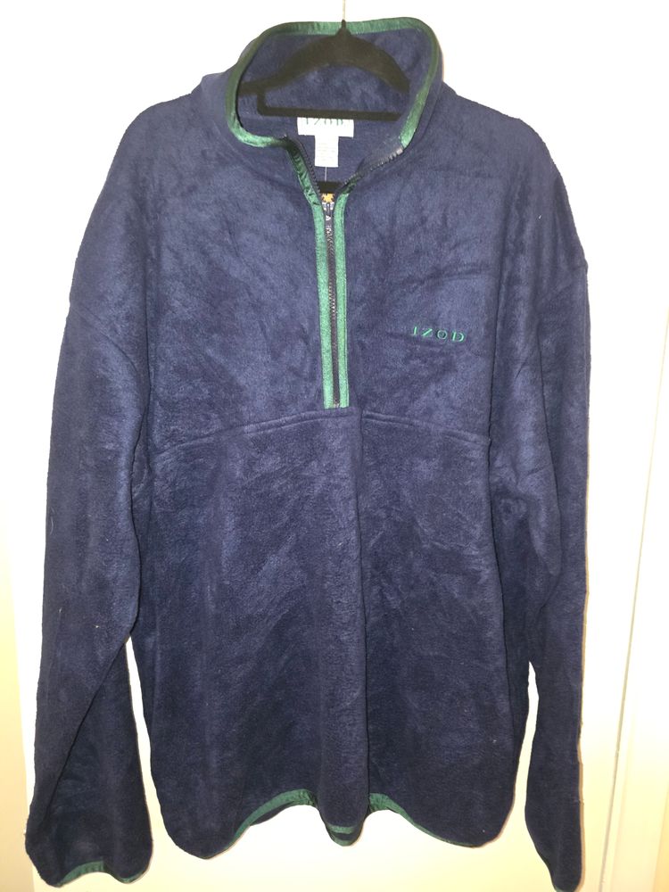 Izod Navy Fleece Pullover