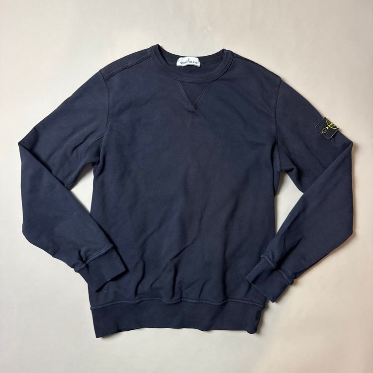 Stone Island Navy Sweatshirt - Large