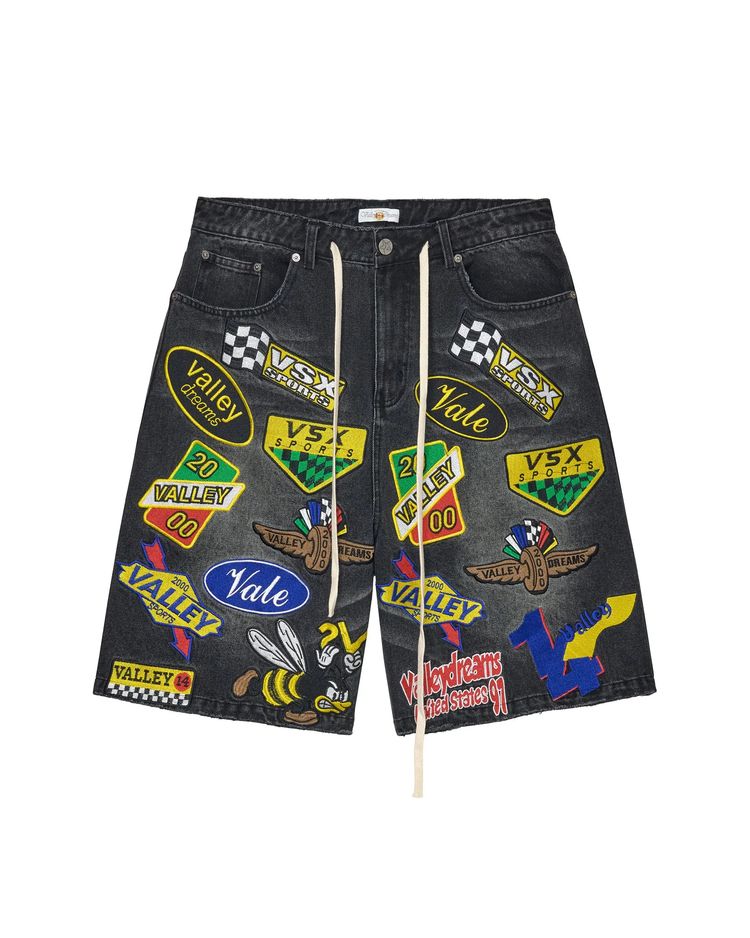 Vale Forever Passport Jorts Black