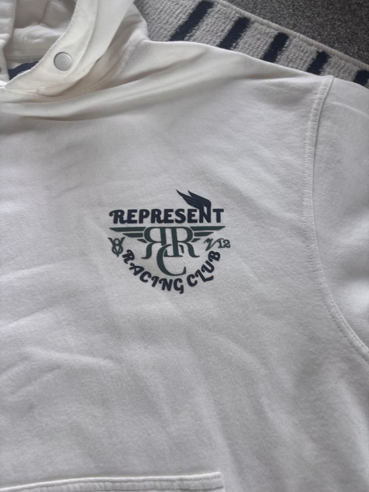 Represent White Hoodie image 2
