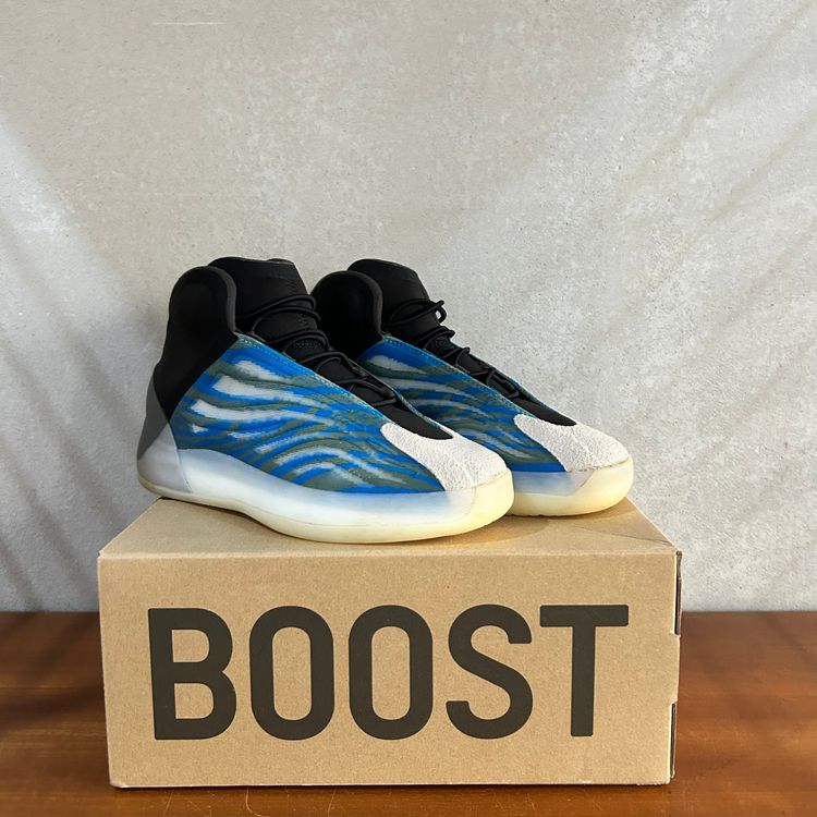 KIDS Yeezy QNTM BSKTBL | Frozen Blue | GZ8871 | UK 3 / US 3.5 imagen 3