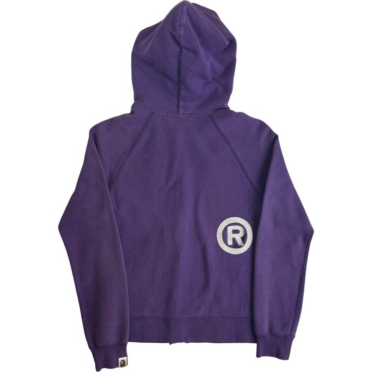 A Bathing Ape Bape Full-Zip Hoodie Purple image 11