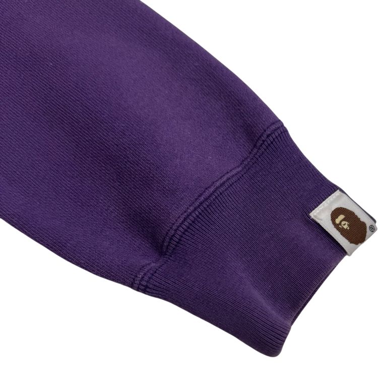 A Bathing Ape Bape Full-Zip Hoodie Purple image 2