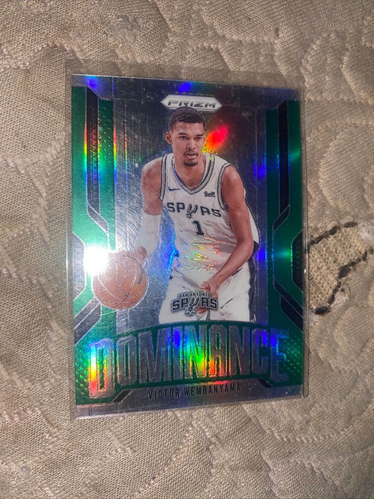 Panini 2024-25 Panini Prizm - Victor Wembanyama Dominance Green - San Antonio Spurs #7 product image