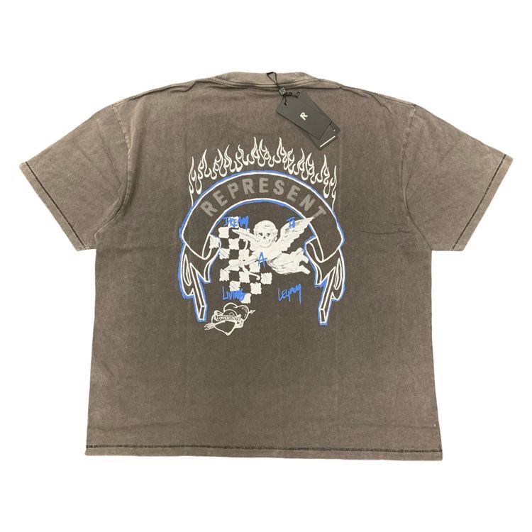 Represent XL Tee Flannels Legacy Banner Vintage Grey T-Shirt