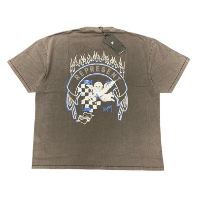 Represent XL Tee Flannels Legacy Banner Vintage Grey T-Shirt