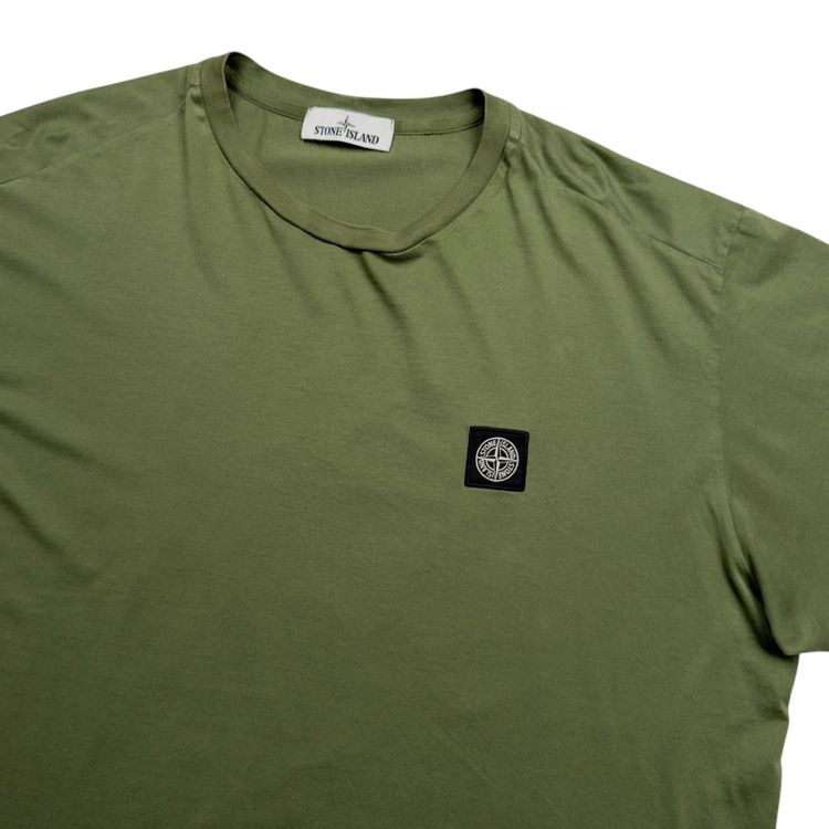 Stone Island Compass Patch T-Shirt - Olive Green image 4