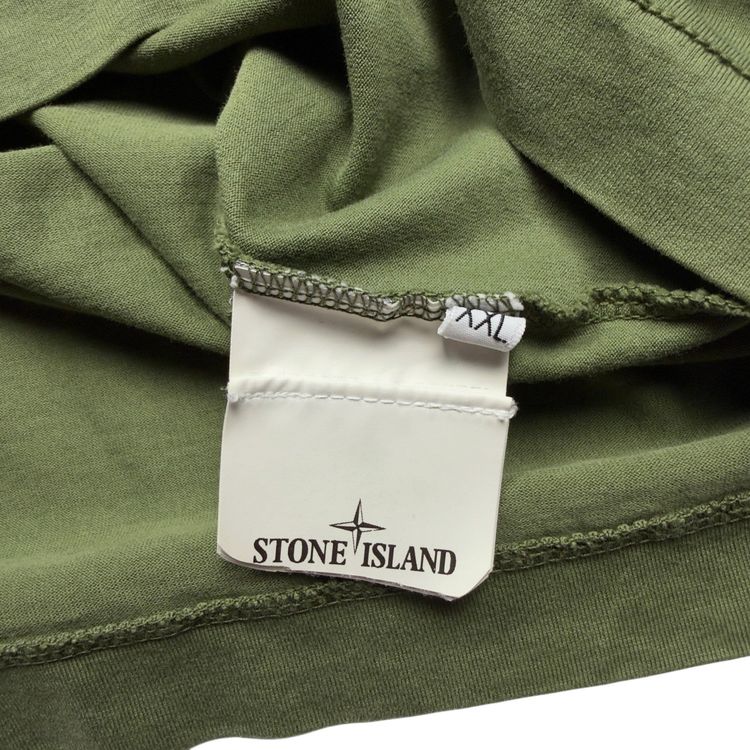 Stone Island Compass Patch T-Shirt - Olive Green image 3