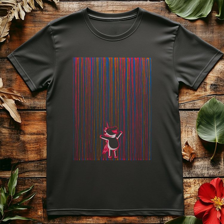 Rainbow Rain Cat T-Shirt 2