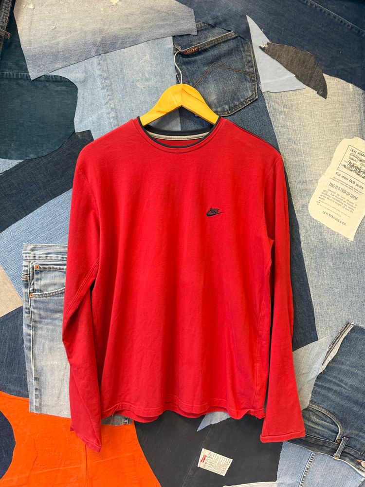 Nike Red Long Sleeve Shirt