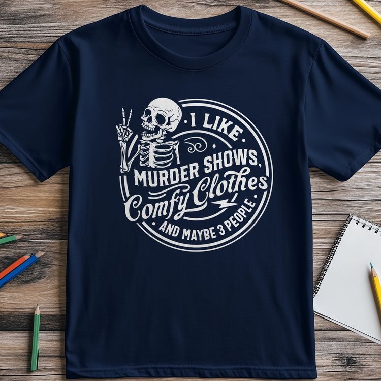 I Like Murder Shows T-Shirt AU image 5