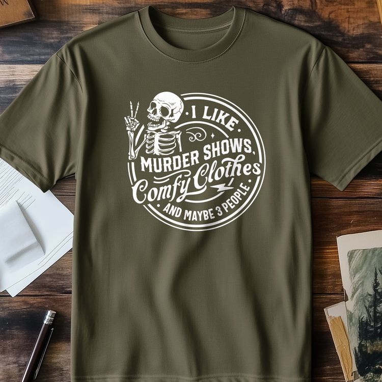 I Like Murder Shows T-Shirt AU image 7