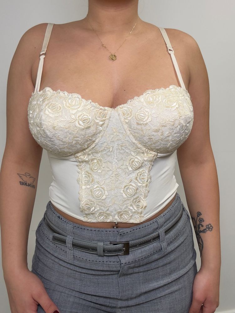 Other White Lace Bustier Top product image