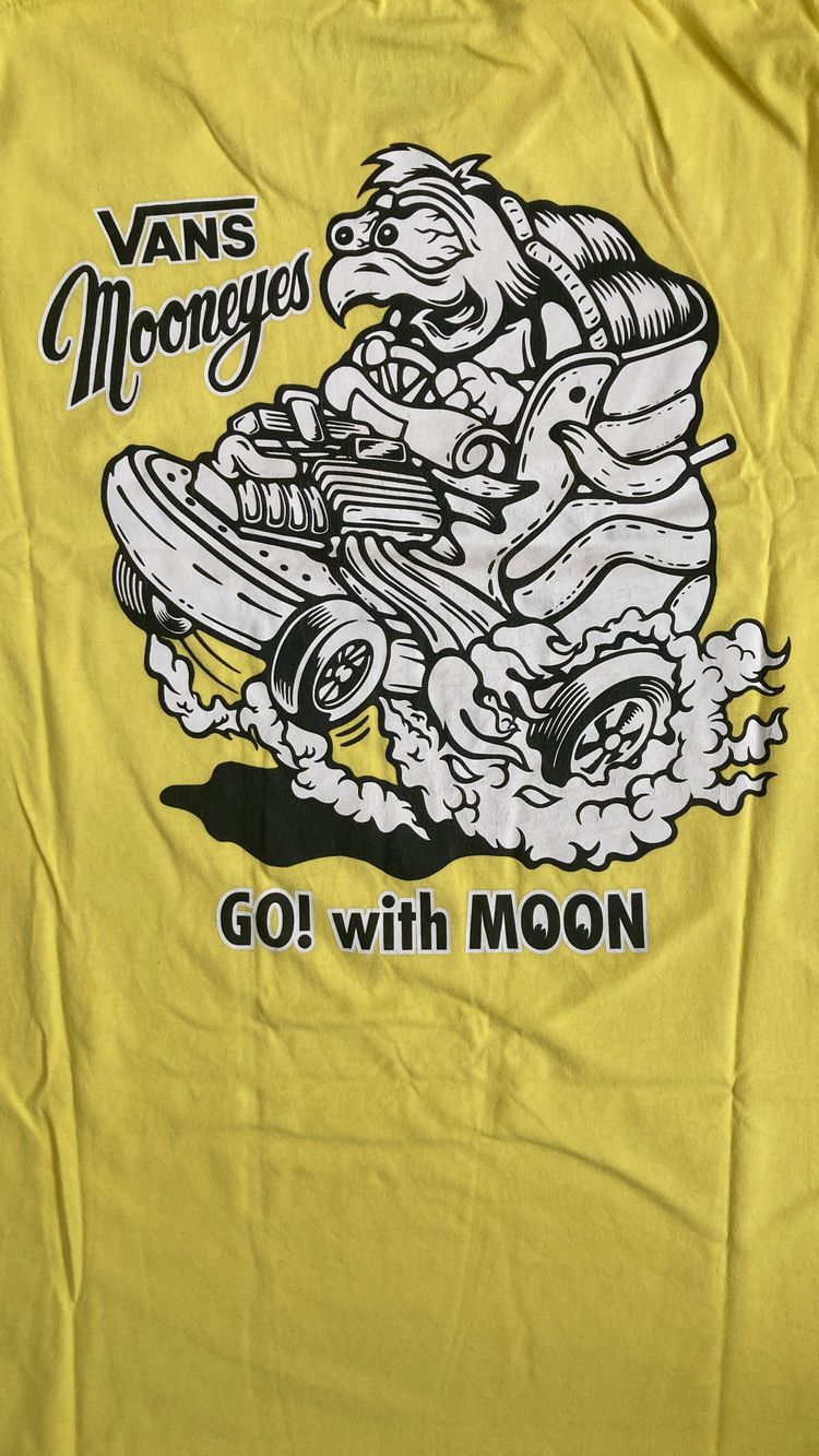 Vans Mooneyes Yellow T-Shirt 4