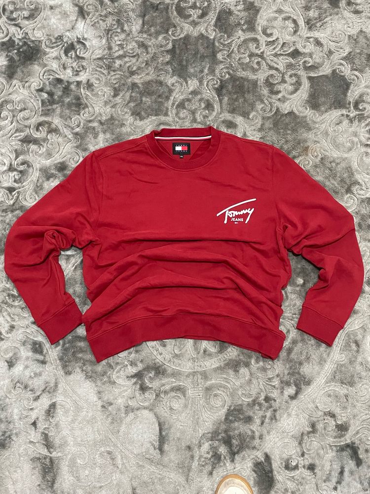 Tommy Jeans Red Sweatshirt image 1