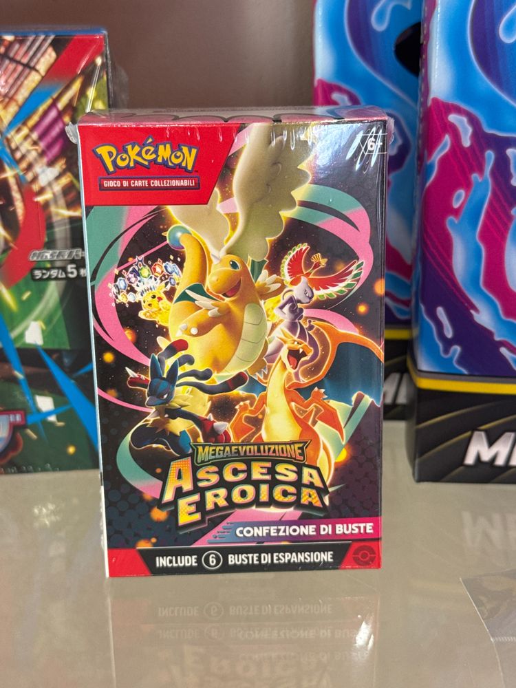 Pokémon Pokémon Mega Evoluzioni Ascesa Eroica Trading Card Game Booster Pack product image