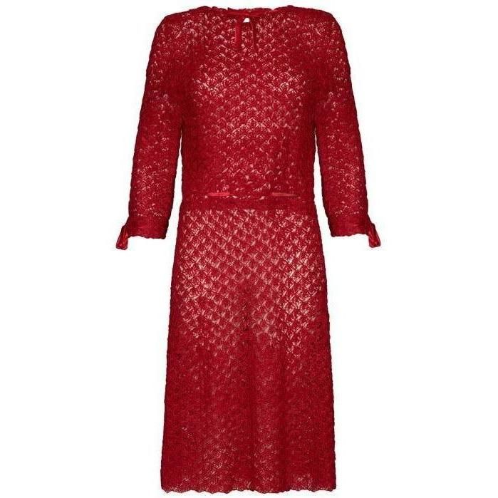 Other ARCHIVE - Red Crochet Dress product image